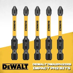 DEWALT 임팩트 드라이버 헤드 배치 헤드, 크로스 고경도 핸드 드릴 비트, 나사 전기 스크루 드라이버 세트, DWA2PH2IRB PH2