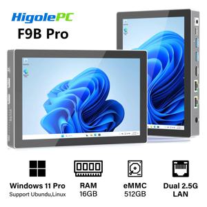 Higole F9B 프로 7 인치 인텔 N100 미니 PC, 윈도우 11, 와이파이 5, 16GB, 512GB, 5000mAh, 4K 데스크탑 컴퓨터, NAS 윈도우 태블릿