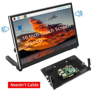 라즈베리 파이 5 4B PC용 거치대 모니터 포함 터치 스크린, 10.1 인치 IPS LCD, 1024x600, 1280x800 디스플레이