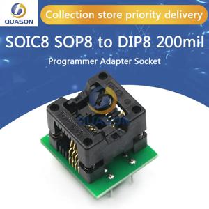 SOIC8 SOP8 to DIP8 EZ 프로그래머 어댑터, 소켓 컨버터 모듈 150mil 200mil