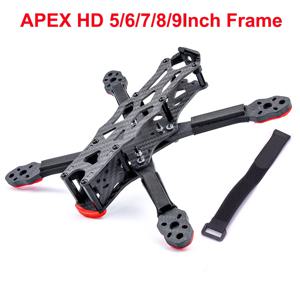 APEX-HD APEX HD FPV RC 레이싱 드론용 탄소 섬유 쿼드콥터 프레임 키트, 5.5mm 암 포함, HD5, HD6, HD7, HD8, HD9, 5 인치, 6 인치, 7 인치, 8 인치, 9 인치, 신제품