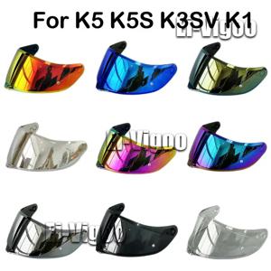 AGV K5 K5S K5-S K3SV K3-SV K1 용 바이저, 오토바이 헬멧 렌즈 액세서리, 방풍, 비, UV 선 쉴드 스크린, 바이커 안경