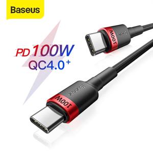 Baseus 고속 충전 4.0 충전기 타입 C 케이블, 100W USB C to USB C타입 케이블, 맥북 아이패드 60W USBC PD 코드, 샤오미 삼성용