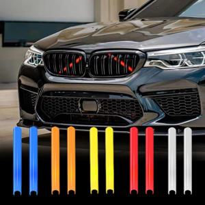 전면 키드니 그릴 커버 프레임 트림 스트립, BMW F30 F31 F32 F33 F20 F21 F22 F23 F44 F45 1 2 3 4 시리즈 M 스포츠 스타일 스티커