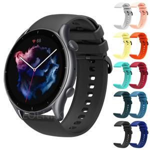 Huami Amazfit GTR 4, 3, 2/3 Pro GTR 용 시계 스트랩, 47mm 스마트 워치 밴드 실리콘 Correa 팔찌, Amazfit Pace Stratos, 22mm