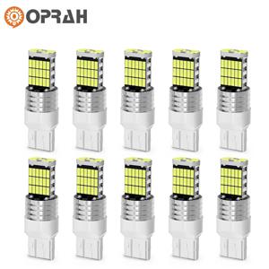 Oprah 하이 브라이트 자동차 LED 라이트 1157, BAY15D, T20, 7443, T25, 3157, 45 x 4014SMD Canbus, 자동차 방향 지시등, DRL 러닝 전구, 12V, 10X