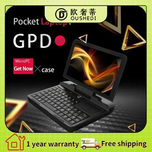 저렴한 포켓 노트북 넷북 컴퓨터 노트북 GPD 마이크로 PC, 6 인치 RJ45 RS232 HDMI 호환, 윈도우 10 프로, 8G RAM 백라이트 블랙