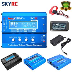 SKYRC Lipo 충전기 IMAX B6 EVO B6 V2 B6 미니 B6AC V2 밸런스 배터리 충전기 방전기, 어댑터 온도 센서 포함, 6A 1-6S