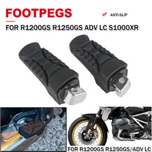 뒷좌석 승객 풋페그 발받침, 고무 커버 브래킷, BMW R1200GS R1250GS ADV 어드벤처 GS 2014-2022 2023 S1000XR