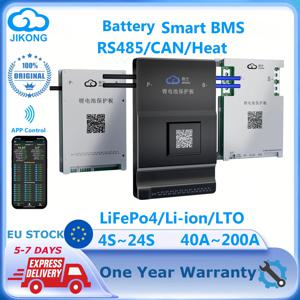 JIKONG 스마트 BMS 액티브 밸런스 BT 앱, RS485 CAN, 4S ~ 24S LiFePo4 리튬 이온 LTO 배터리, 40A ~ 200A 충전 JKBMS, 0.4A ~ 2A