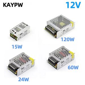 LED 스트립 CCTV용 스위칭 전원 공급 장치, 조명 변압기, AC110V 220V-DC 12V 24V, 15W, 24W, 60W, 120W