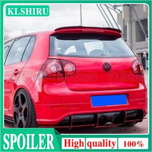 VW 골프 5 GTI mk5 스포일러 하이 퀄리티 ABS 광택 블랙 MK5 R32 스포츠 루프 립 스포일러, 자동차 테일 윙 장식