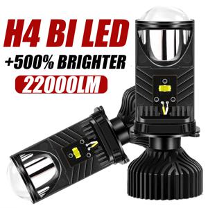 미니 H4 LED 프로젝터 렌즈, 자동 헤드라이트 전구, CSP 칩 하이 로우 빔 캔버스 터보 선풍기, 자동차 라이트 램프, LHD 12V 24V