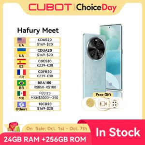 Cubot Hafury Meet, 스마트폰 안드로이드, 6.67인치 120Hz AMOLED 곡면 스크린, 24GB RAM(12GB+12GB 확장), 256GB ROM, Helio G99, 옥타코어 프로세서, 100MP 카메라, NFC, 듀얼 SIM 듀얼 4G, 글로벌 버전, 선물 여성, 아름다운 휴대폰，smartphone, 초광각 16MP 리어 카메라