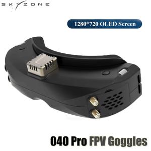 SKYZONE SKY04O 프로 FPV 고글, OLED 5.8Ghz 48CH 스테디뷰 리시버, 1280x720 DVR fpv, RC 드론 비행기용 헤드 트래커 포함