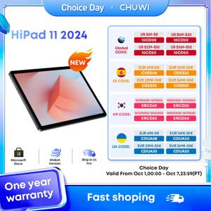 글로벌 버전 2024 CHUWI HiPad 11 태블릿, 안드로이드 14, 10.95 인치 FHD, 6GB RAM, 128GB ROM 태블릿, 7000MAH 배터리, 2.4G, 5G 와이파이 태블릿