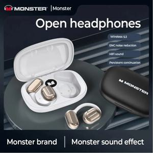 Monster OPen 무선 이어폰, 하이파이 음질, 게임 모드, 저지연 헤드셋