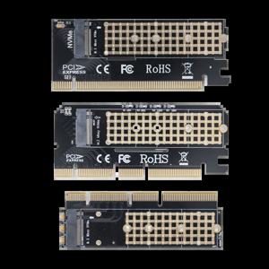 데스크탑 PCIe PCI-E 그래픽 카드 Sot, M.2 NVMe M-Key to PCIe 3.0 SSD 어댑터 카드, PCIe X4 X8 X16