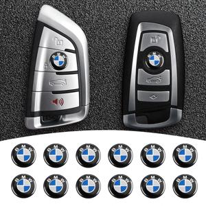 자동차 리모컨 키 배지 스티커, BMW F07 F34 F10 F20 F48 F39 F30 F25 F26 F15 F16 F22 F32 E90 E92 E70 E71 E46 E6, 11mm, 14mm