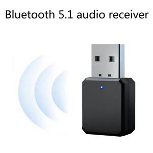 블루투스 5.0 자동차 키트 무선 음악 3.5mm Aux USB 전원 오디오 리시버 어댑터, 자동차 라디오 Mp3 PC용 자동 블루투스 스테레오