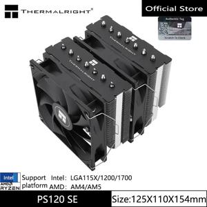 Thermalright PS120 SE 공랭식 라디에이터 히트 파이프, 이중 타워 이중 팬, AGHP GEN4, 반 중력 히트 파이프, LGA1700/AM5, 7 개