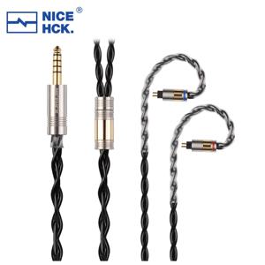 NiceHCK BlackCat 아연 구리 합금 오일 흡수 HIFI 이어폰 업그레이드 케이블, F1 Dioko Kai D13 용, 3.5mm, 2.5mm, 4.4mm, MMCX, 0.78mm 2 핀