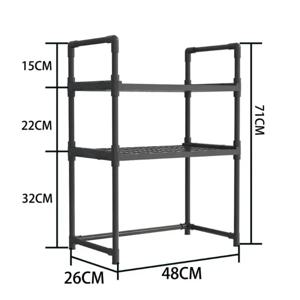 주방 고급 디자인 조미료 랙, 전자 레인지 보관 랙, 이중층 오븐, 모던 미니멀리즘 주방 액세서리 정리함