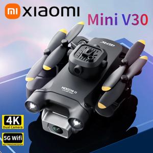 샤오미 V30 미니 4DRC 드론 카메라 포함, HD 4K 1080P FPV RC 드론, 전문 5 면 장애물 회피 헬리콥터 드론 장난감