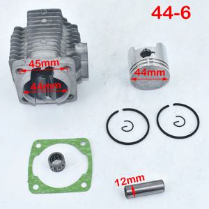 44-6 엔진 실린더 헤드, 44mm 피스톤 키트, 2 스트로크 49cc 미니 더트 바이크, 미니 ATV 쿼드 포켓 바이크 피스톤 링