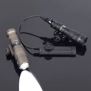 전술 Surefire M300 M300A 미니 스카우트 라이트, 라이플 사냥 LED 손전등 무기 총 라이트, Arme Lanterna 토치 AR15 HK416 MP5