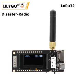 LILYGO® Disaster-Radio LoRa V2.1_1.6.1 ESP32 433/868/915Mhz WIFI 무선 블루투스 모듈 0.96 인치 OLED SD 개발 보드