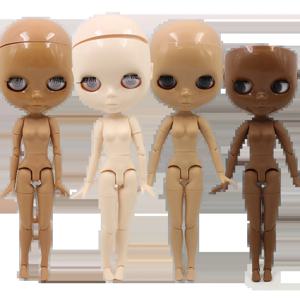 DBS blyth 인형 조인트 바디 bjd 장난감, 메이크업 없는 반짝이는 얼굴, 커스텀 인형 DIY 애니메이션 소녀용