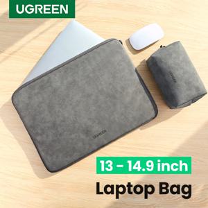 맥북 프로 13 UGREEN 가죽 노트북 가방 맥북 에어 노트북 스토리지 가방 슬리브 케이스 iPad 프로 에어 노트북 가방