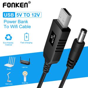 5/10 Pcs USB 전원 부스트 라인 DC 5V-DC 12V 스텝 업 모듈 USB 컨버터 어댑터 케이블 플러그 라우터, 빠른 배송