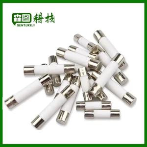 세라믹 퓨즈 슬로우 블로우 T, 5mm x 20mm, 0.5A, 1A, 2A, 3A, 4A, 5A, 6A, 8A, 10A, 13A, 15A, 16A, 20A, 250V, 10 개