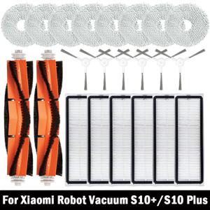 샤오미 로봇 진공 메인 사이드 브러시 헤파 필터 걸레 걸레 천 예비 부품, S10 +, S10 플러스, B105 액세서리