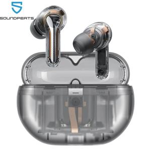 SoundPEATS 캡슐 3 프로 무선 이어버드, 고해상도 및 LDAC, 43dB 하이브리드 ANC 블루투스 5.3 이어폰, 6 마이크, 총 52 시간