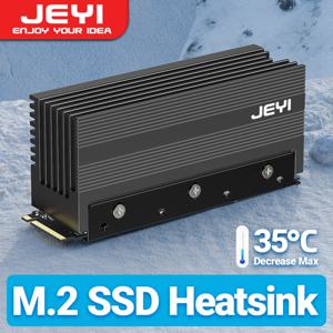 JEYI M.2 2280 SSD 히트 싱크 쿨러, 튼튼한 알루미늄 대류 방열판, 핀이 있는 수동 방열판, (최대 35 ℃ 감소)