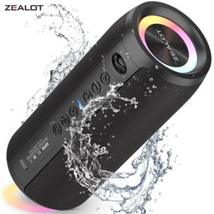 ZEALOT 고출력 블루투스 스피커, 휴대용 3D 스테레오 베이스, IPX5 방수, TWS 붐 박스, S51PRO, 40W