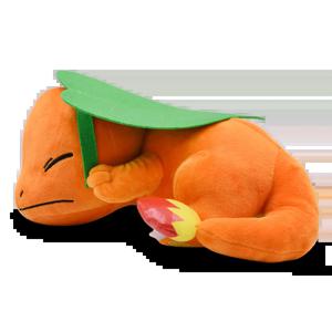 Charmander 잠자는 봉제 인형 동물 만화 인형, 부드러운 귀여운 캐릭터, 11 인치