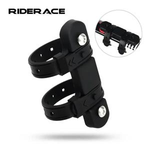 RIDERACE 자전거 물병 마운트 어댑터, 실리콘 젤 붕대 주전자 케이지 스트랩, 시트포스트 포크 프레임 설치 거치대 어댑터