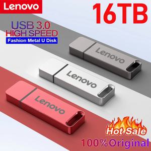 레노버 고속 전송 USB 3.0 플래시 드라이브, 메탈 펜드라이브 메모리 카드, 펜드라이브 플래시 디스크, 방수 2024, 16TB, 신제품