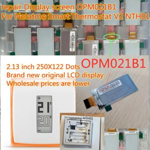 P/N OPM021B1 N3A-THM02 NTH01 2.13 인치 LCD 디스플레이 화면, Netatmo 스마트 온도조절기 V2 용