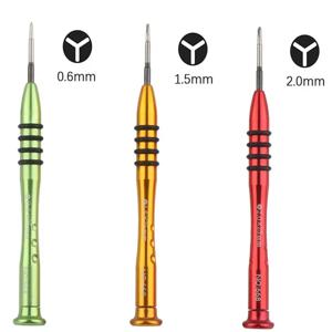 Y팁 0.6mm 1.5mm 2.0mm Triwing 스크루 드라이버, 닌텐도 스위치 조이콘, 아이폰 7 8 플러스 삼성에 적합한 기어 S3 스마트워치 수리용