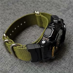 나일론 시계 밴드 카시오 G-Shock GA-110/100/120/150/200/400 GD-100/110/120 DW-5600 팔찌 스트랩 밴드 + 16mm 어댑터