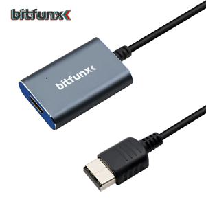 Bitfunx 비디오 및 오디오 VGA-디지털 HDMI 호환 어댑터, SEGA 드림캐스트 게임 콘솔용 NTSC 및 PAL