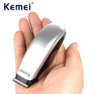 Kemei 남성용 미니 헤어 트리머, 휴대용 헤어 클리퍼, 이발 헤어 커팅 머신, 교체 가능한 배터리 트리머 머신, KM-666