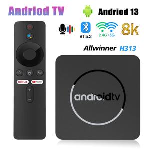 Q1Smart 4K TVBox 안드로이드 10 올위너 H313, 듀얼 2G, 5G, 와이파이, 미디어 플레이어, 안드로이드 셋톱 박스, 다양한 TV용, 2GB, 16GB, BT5.2, 인기