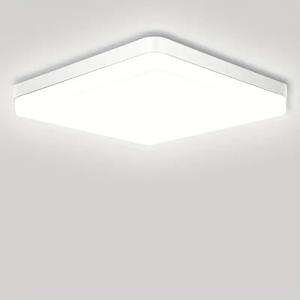 거실용 사각형 LED 천장 램프, 현대 천장 조명, 침실 조명, 욕실 주방 조명, 110V, 220V, 18W, 24W, 36W, 48W