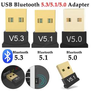 USB 블루투스 5.3, 5.1, 5.0 어댑터, 무선 동글 어댑터, 지지대 컴퓨터 노트북, 윈도우 11, 10/8 용 오디오 송신기